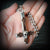 inverted skull cross pendant for those who rebel by rock my wings