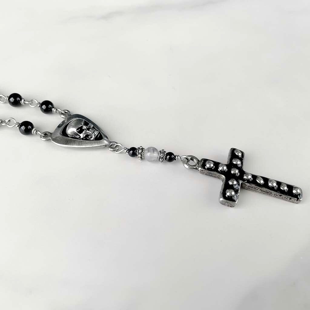 rosary necklace for men and women - rocker jewelry