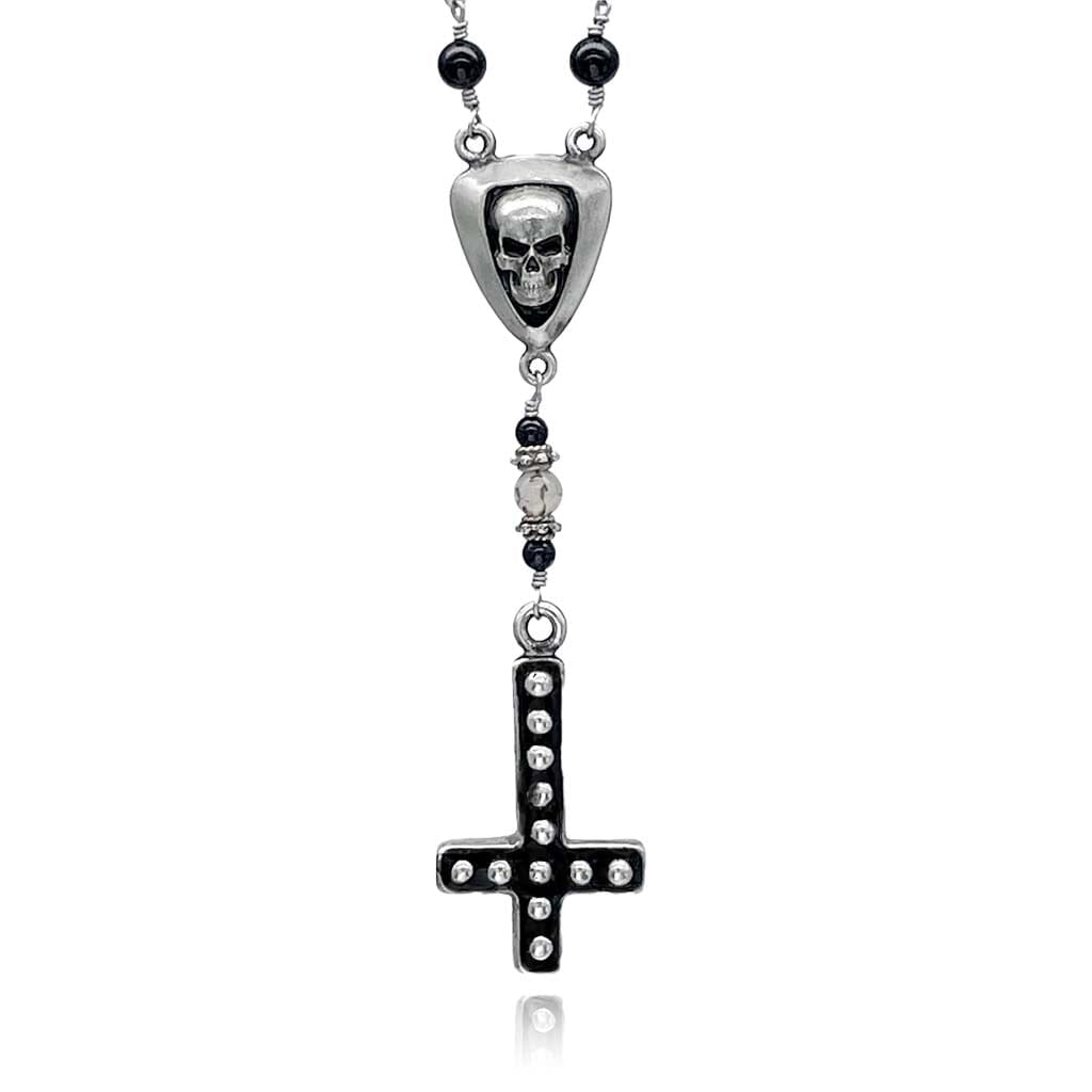 skull rosary necklace for men and women
