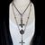 inverted skull cross pendant for women by rock my wings