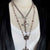 Sacred Heart Cross Pendant. Bold and Rebellious by Rock My Wings