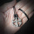 gothic gear and cross pendant for men by rock my wings